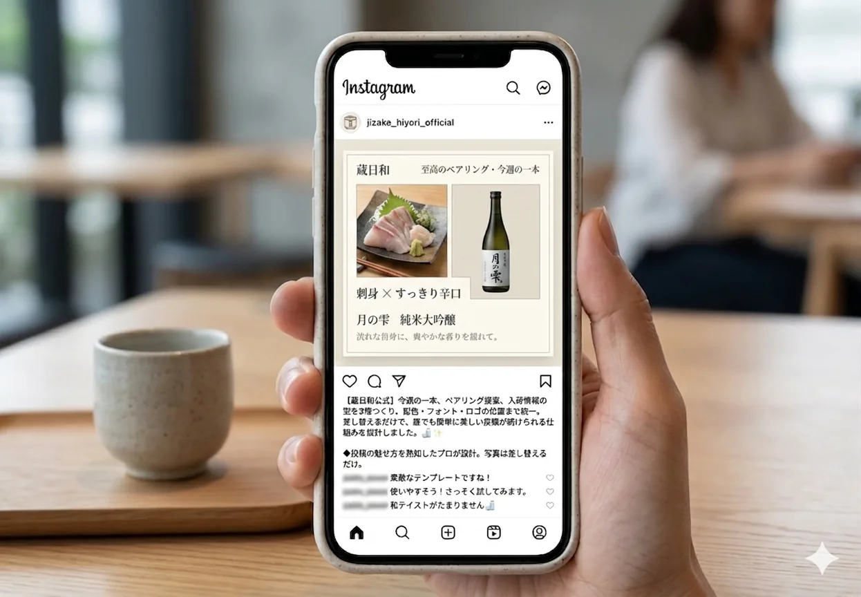 蔵日和 SNS投稿テンプレ